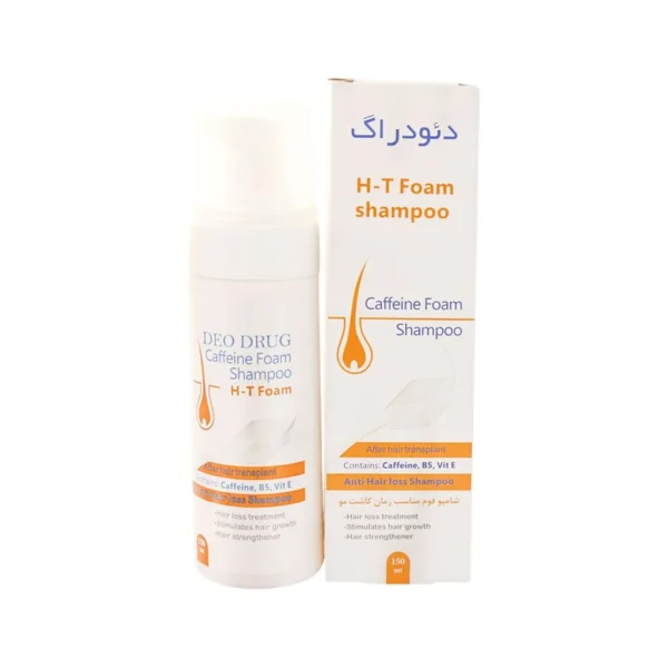 شامپو فوم دئودراگ مناسب موهای کاشته شده 150ML - Image 2