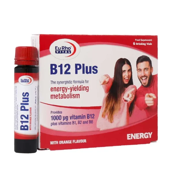 ویال خوراکی ویتامین B12 پلاس یوروویتال 6 عدد - Image 2